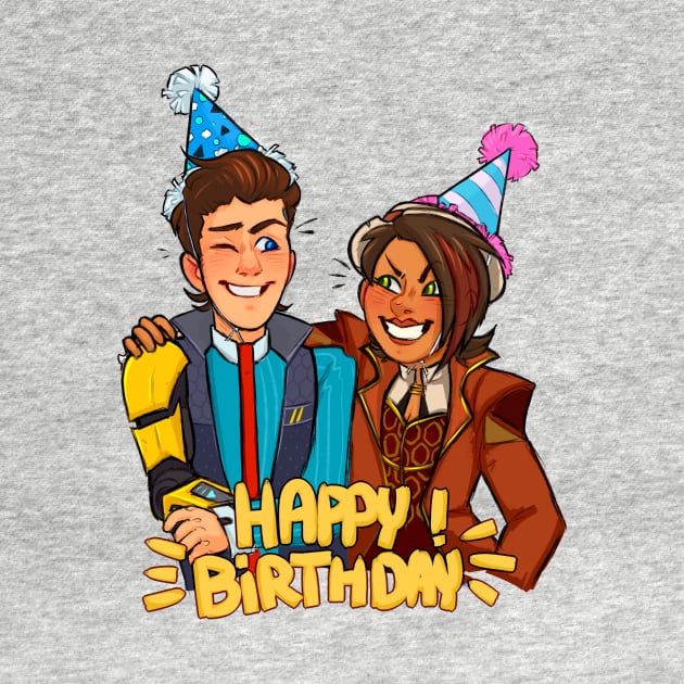 Borderlands Birthday Card Design by lutnik